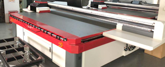 Flat jet cutting machine